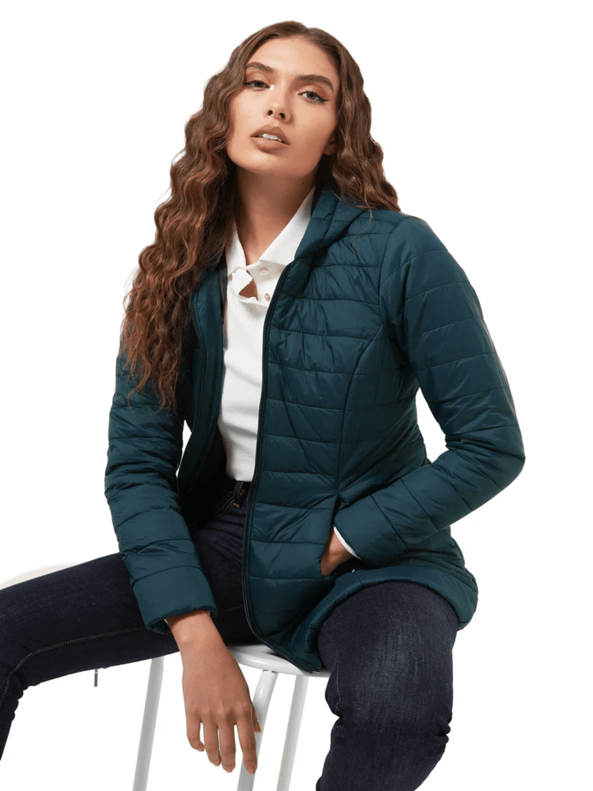 CHAQUETA MAGDALENA – VERDE BOTELLA